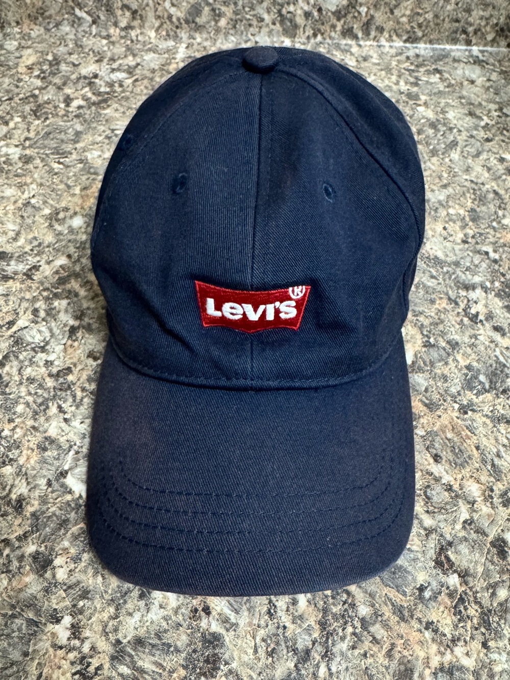 Kids Levi's Dark Blue Cap with Red Logo Patch (58cm/23in)